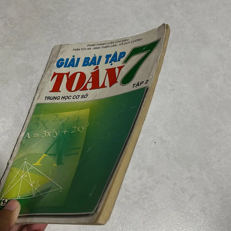 Giải bài tập Toán 7 (Tặng khi mua sách ở Tiệm) 595677