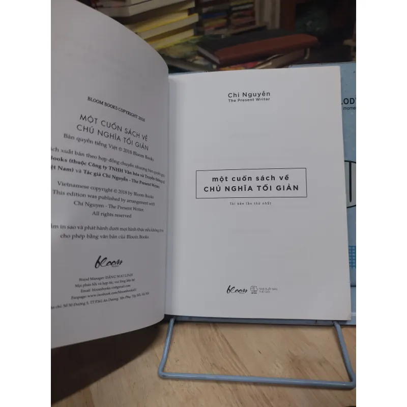 Sách: Một cuốn sách về chủ nghĩa Tối Giản - TG: Chi Nguyễn (B1) 777993