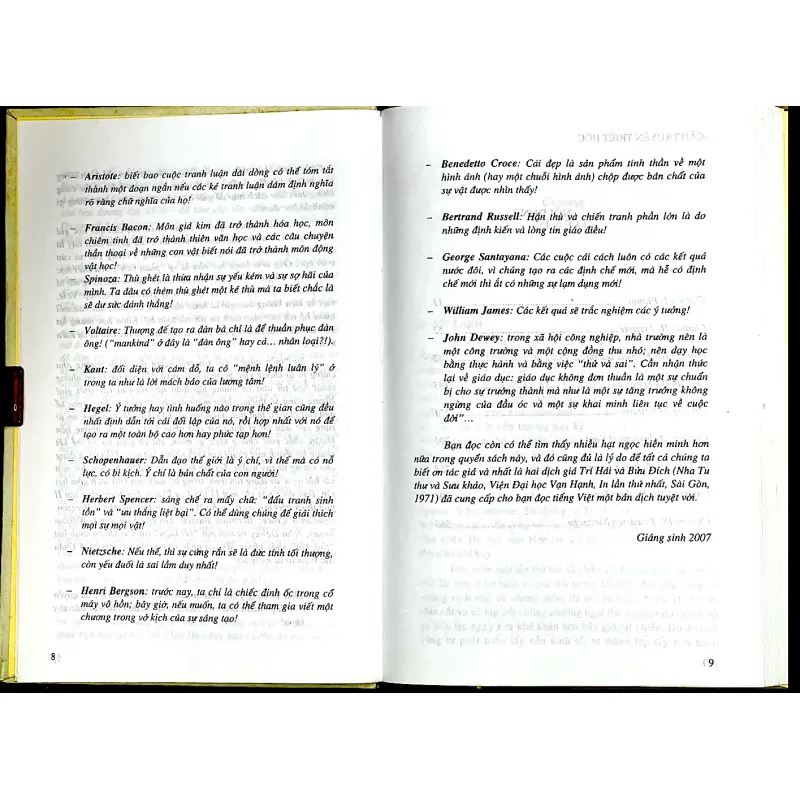 CÂU TRUYỆN TRIẾT HỌC - Tác giả WILL DURANT - Dịch giả TRÍ HẢI & BỬU ĐÍCH 1042001