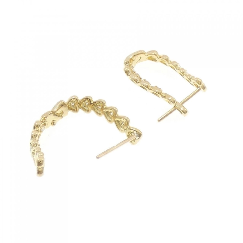 K18YG Bông tai kim cương hình trái tim 0.20CT - Hàng hiệu Chính hãng 862883