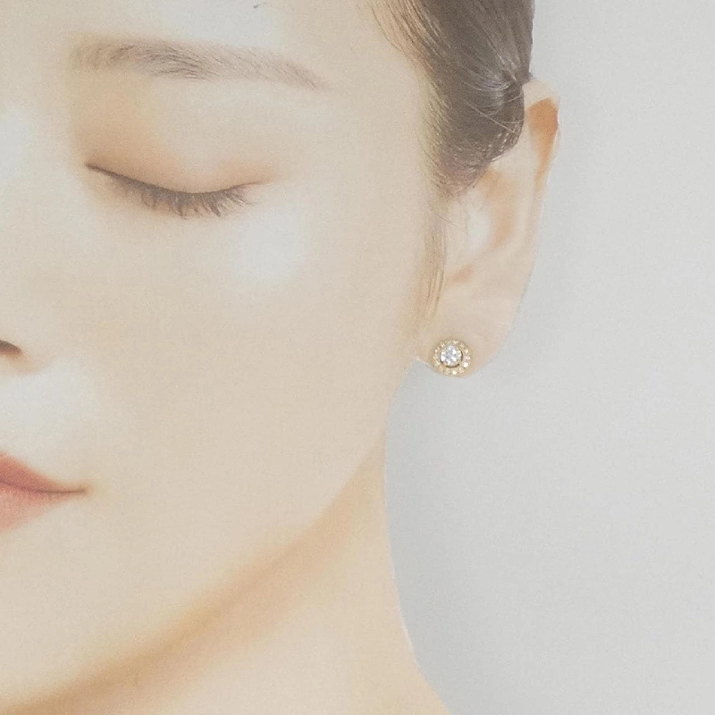 K18YG/ST Bông tai kim cương 0.306CT 0.314CT G VS2 3EXT H&C - Hàng hiệu Chính hãng 875399