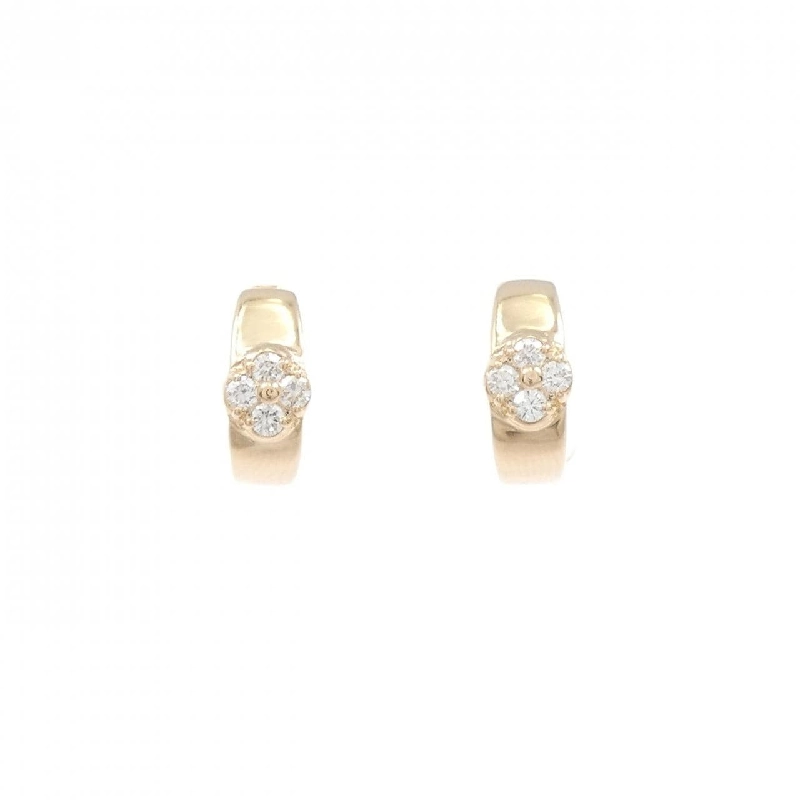 K18PG Bông tai hoa kim cương 0.16CT - Hàng hiệu Chính hãng 866198