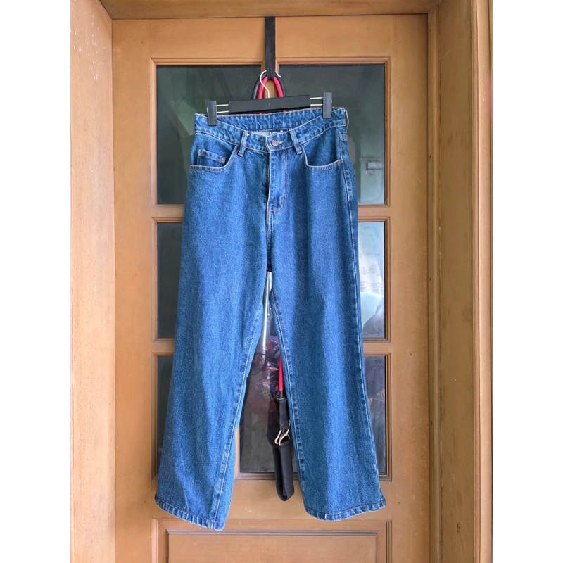 Quần jean pealo nam dáng xuông size S 482429