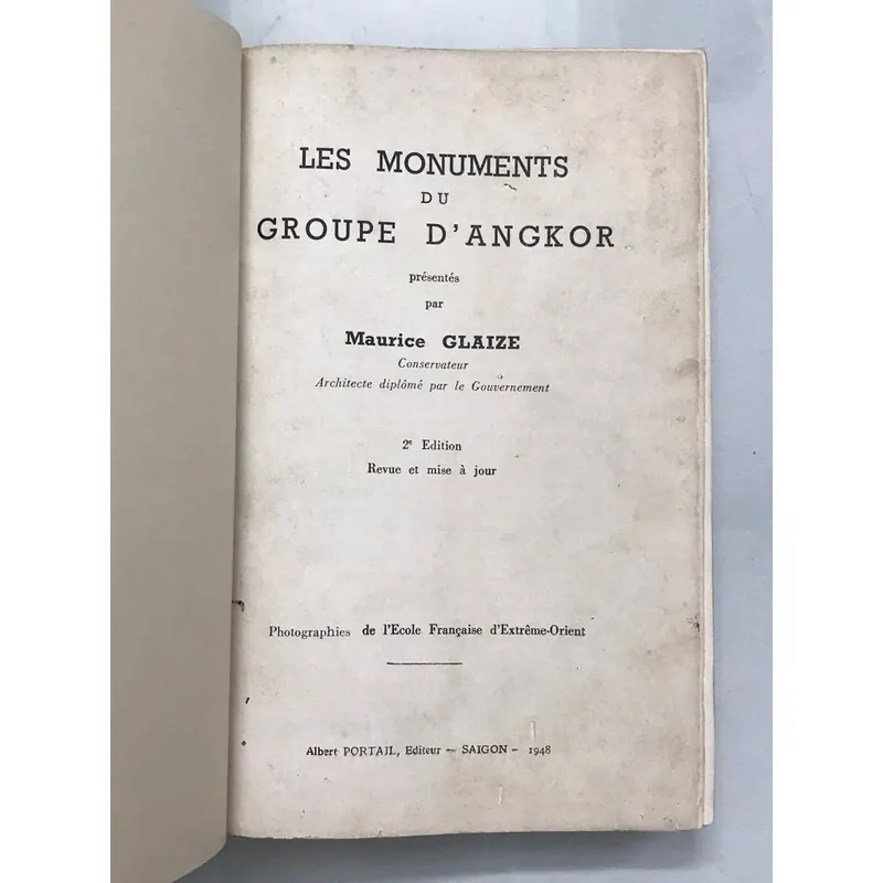 Các di tích thuộc quần thể Angkor_ Les monuments du Group D'Angkor_1948_Maurice 694557