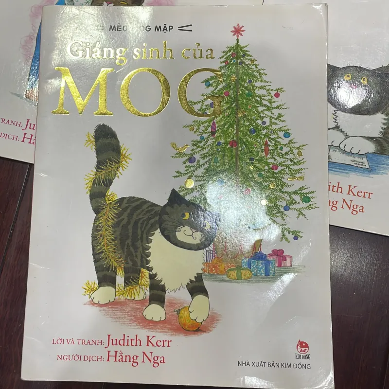 MÈO MOG MẬP 3 quyển : Mog và em bé , giáng sinh của mog , mog và bà : truyện trẻ em 1034647