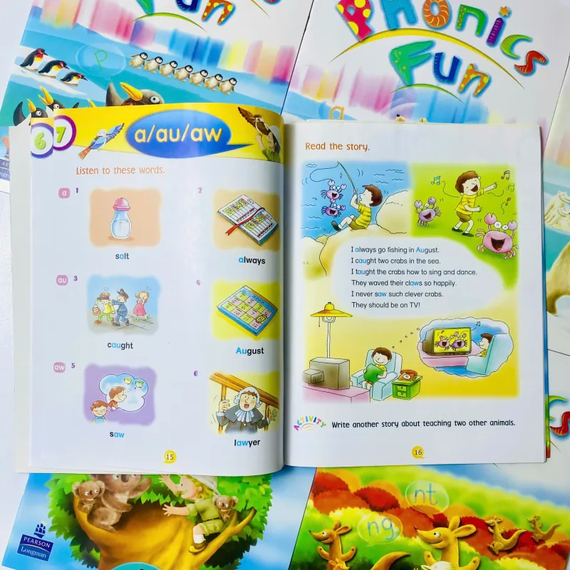 Phonics Fun (Sách nhập)- 6 levels kèm file nghe 795782