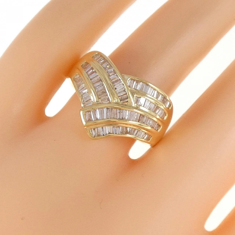 Nhẫn kim cương K18YG 1.00CT 667108