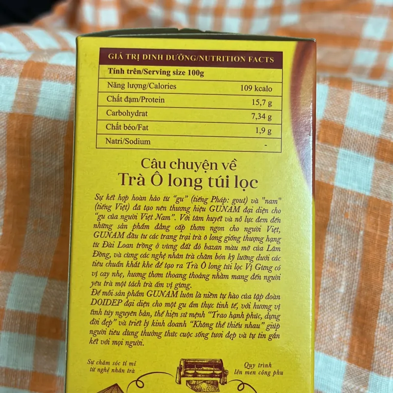 Trà Olong túi lọc vị gừng 792494