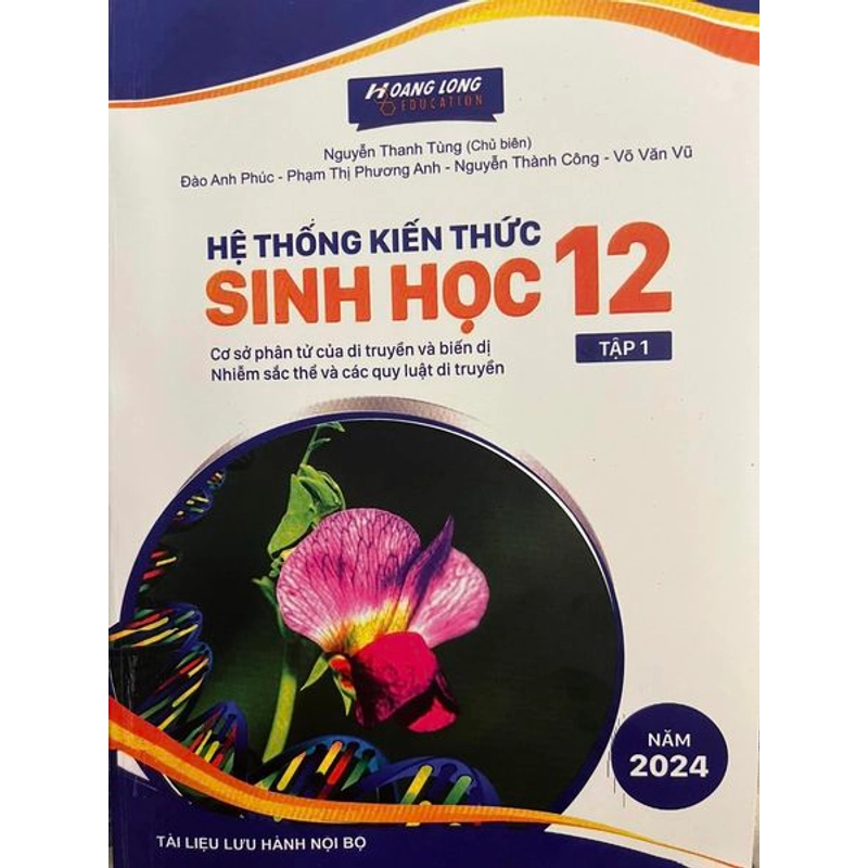 Hệ thống kiến thức SINH HỌC 12 chương trình mới tập 1 278179