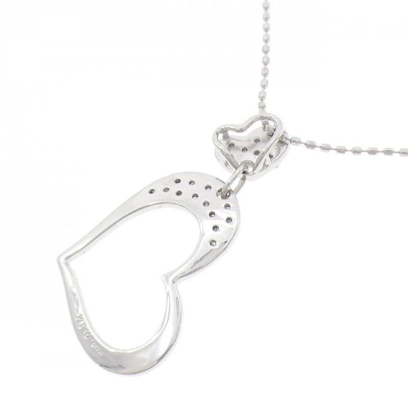 K14WG/K18WG Dây chuyền hình trái tim kim cương 0.14CT - Hàng hiệu Chính hãng 856799