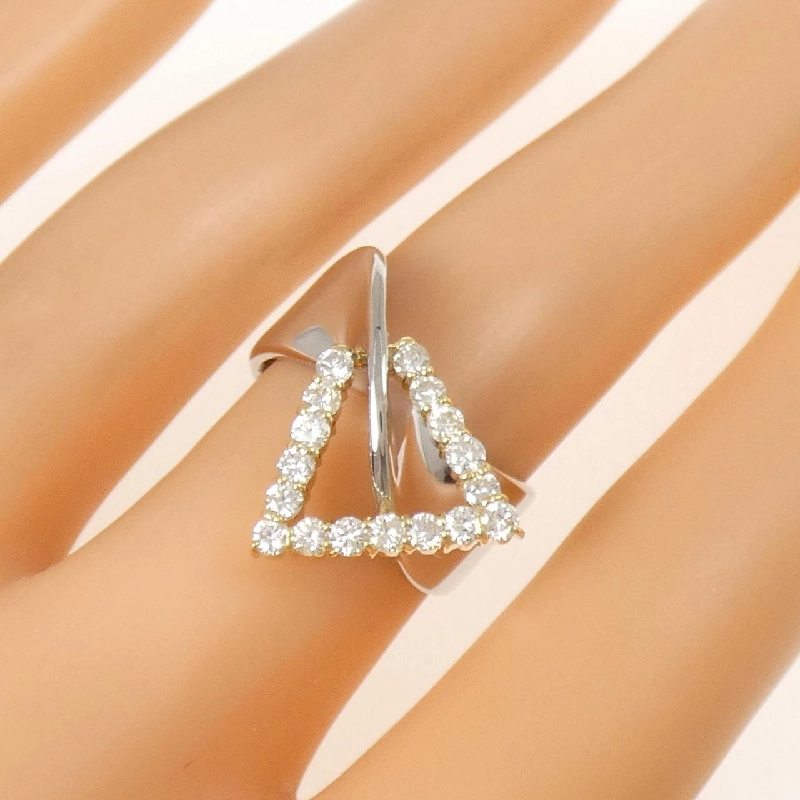 Nhẫn kim cương PT900/K18YG 0.60CT - Hàng hiệu Authentic 849406