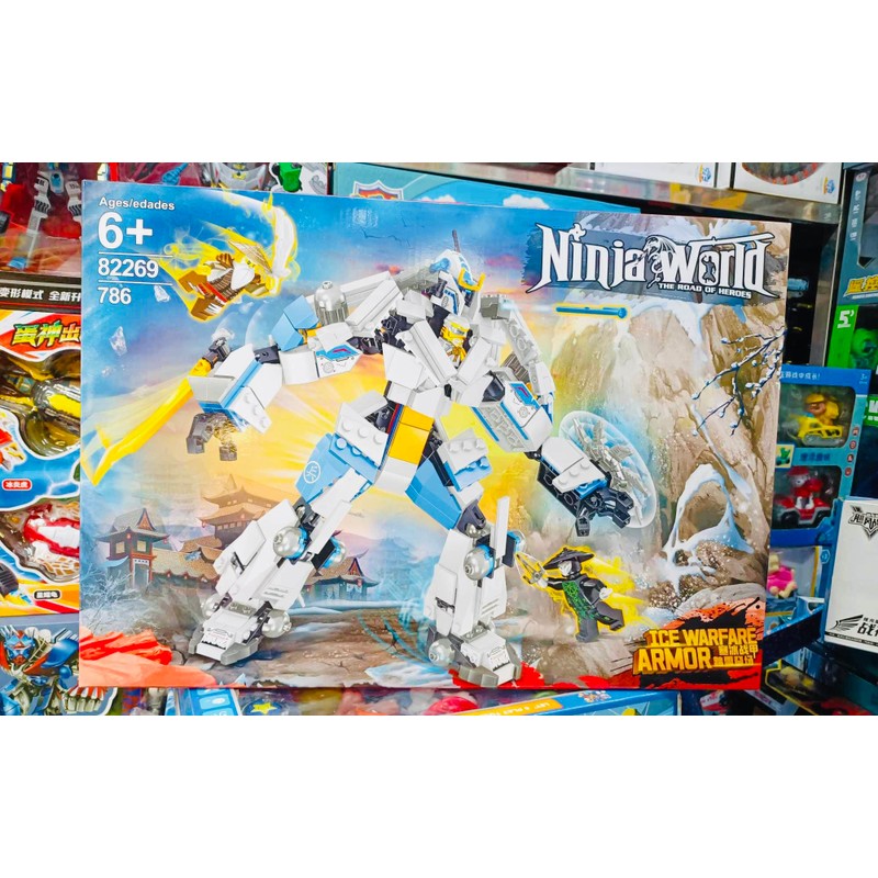 Đồ chơi lắp ráp Ninja World 82269 Ice Warfare Armor 164872