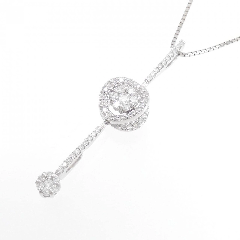 K18WG 2WAY Dây chuyền kim cương 0.70CT - Hàng hiệu Authentic 862355