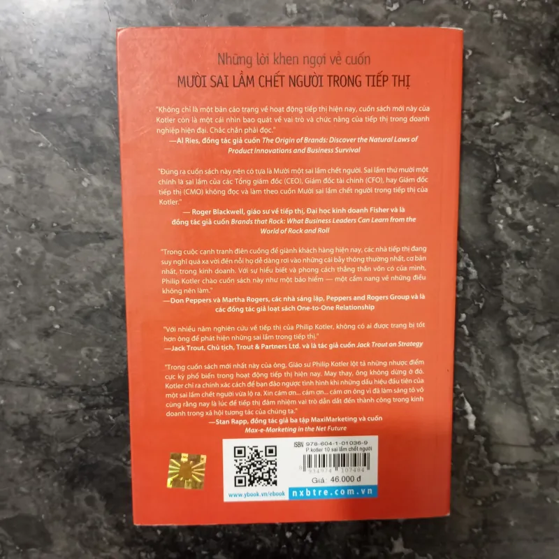 (Sách Marketing) Sách 10 Sai Lầm Chết Người Trong Tiếp Thị 1019912