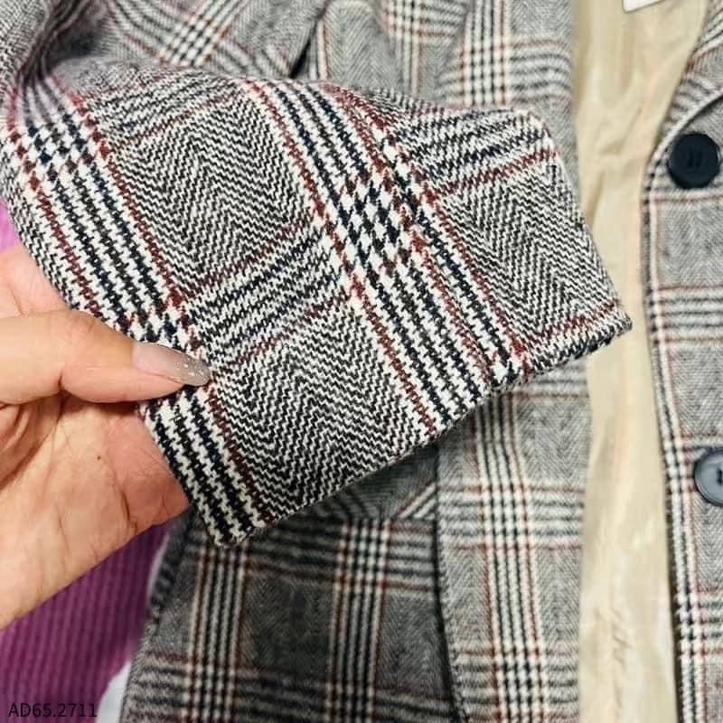 Áo blazer dạ kẻ - sz M 49434