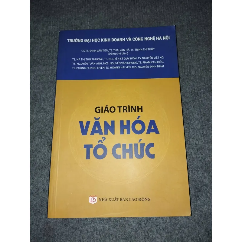 GIÁO TRÌNH VĂN HOÁ TỔ CHỨC 991135