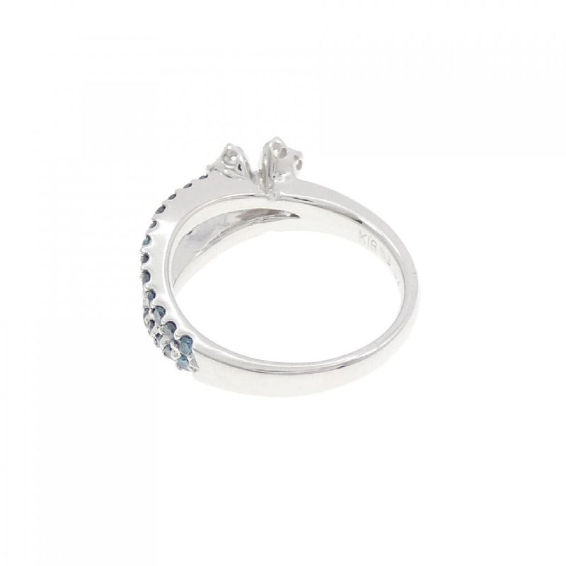 Nhẫn hồng ngọc kim cương K18WG 0.41CT 668603