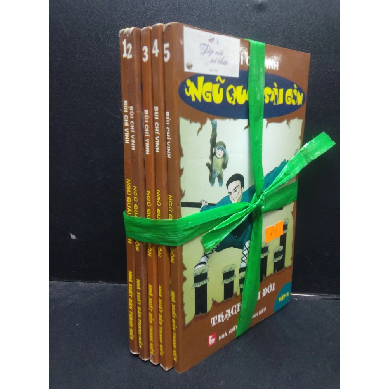Bộ 5 cuốn (tập 1, 2 ,3, 4, 5) Ngũ quái Sài Gòn - Bùi Chí Vinh mới 70% ố vàng HCM2404 văn học 343241