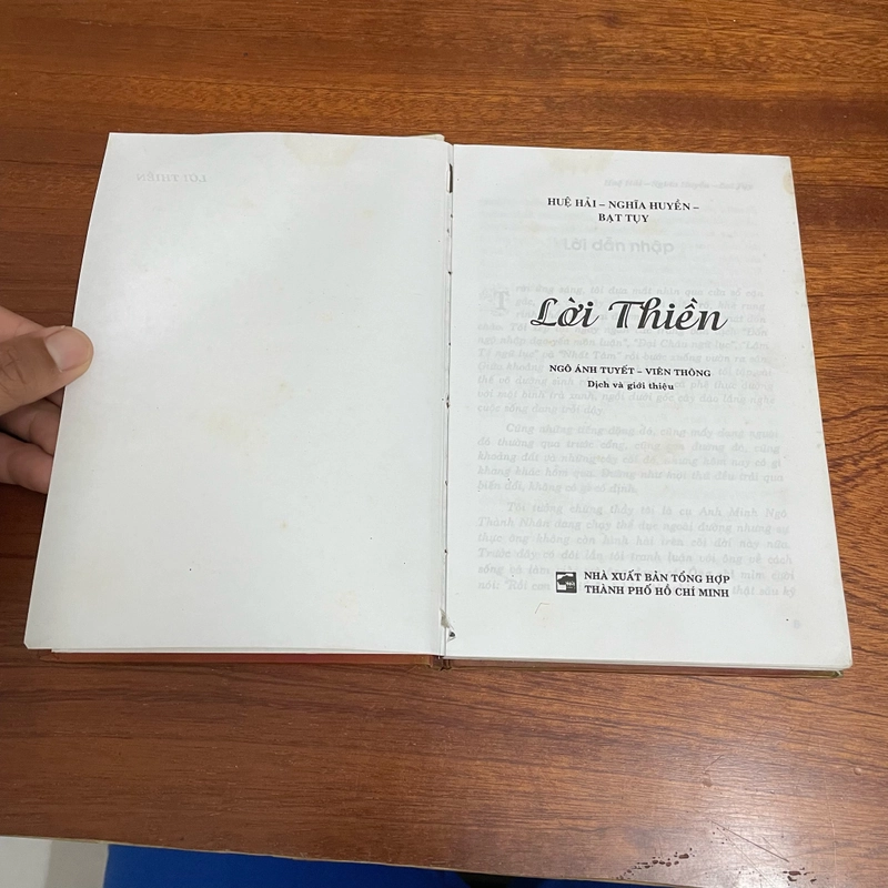 II Tựa sách: Lời Thiền - Huệ Hải, Nghĩa Huyền, Bạt Tuỵ - 2005 493056
