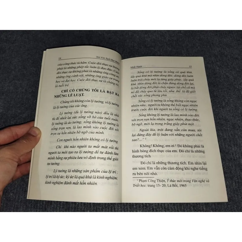 NÓI VỚI TUỔI 20 - THÍCH NHẤT HẠNH 957448