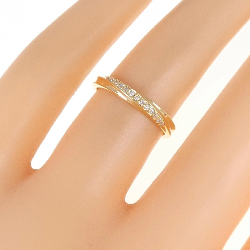 Nhẫn kim cương K18YG 0.06CT 670888