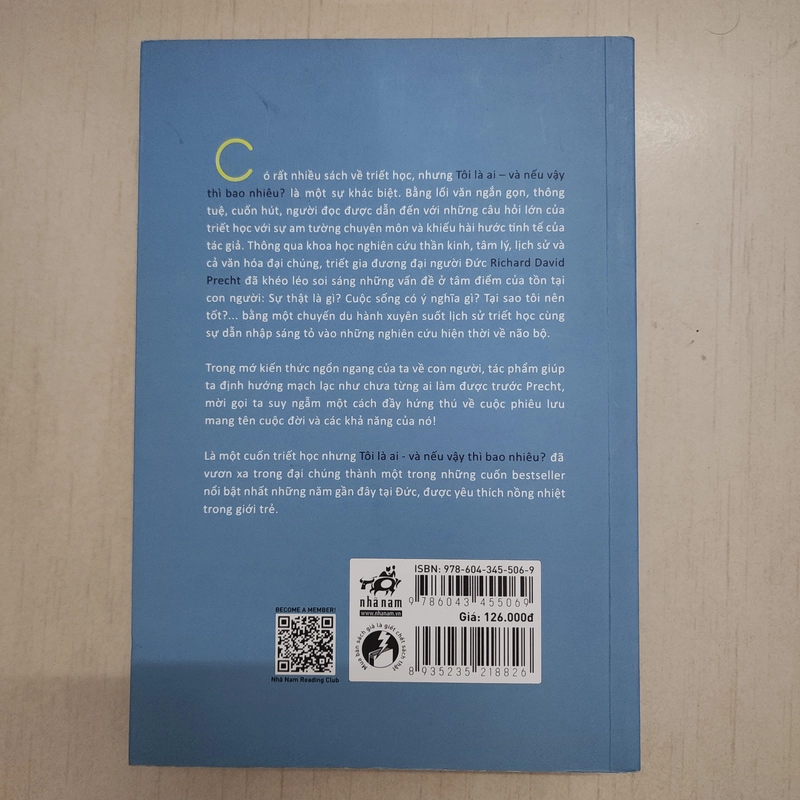 Sách Tôi là ai và nếu vậy thì bao nhiêu của Richard Precht mới 99% 508105