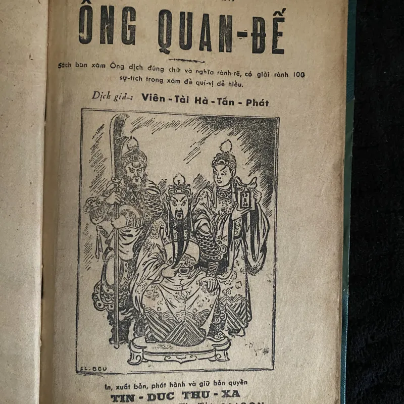 Sách Bàn Xăm Ông Quan Đế, giải thích 100 quẻ xăm.( sach gốc) 1010578