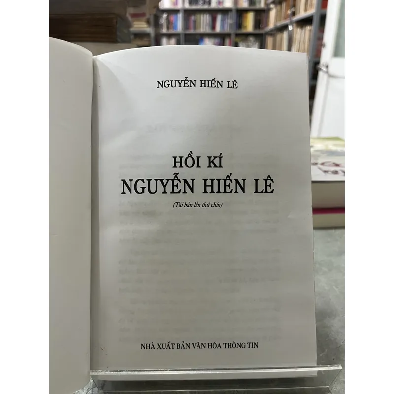 HỒI KÝ NGUYỄN HIẾN LÊ 731978