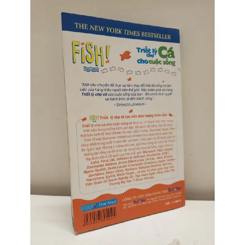 [Phiên Chợ Sách Cũ] Fish! Triết Lý Chợ Cá Cho Cuộc Sống - Tập 1 (2006) - Stephen C. Lundin, Harry Paul, John Christensen S2610 692567