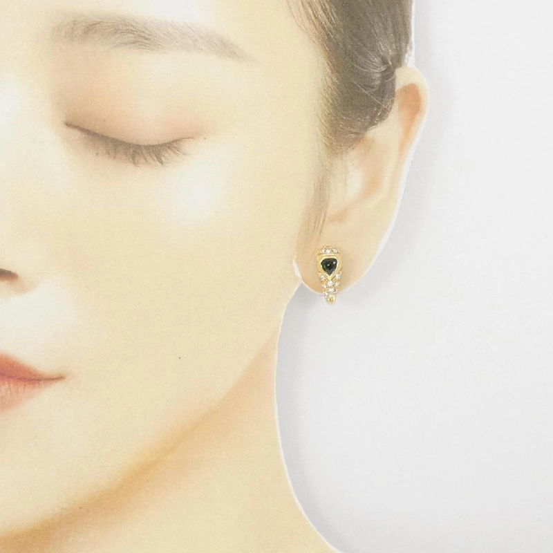 Bông tai Tourmaline 18KYG/18KWG - Hàng hiệu Authentic 874535