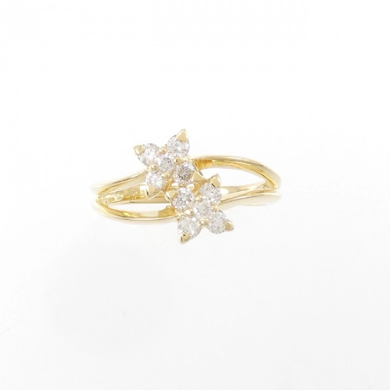 Nhẫn hồng ngọc kim cương K18YG 0.23CT 673649