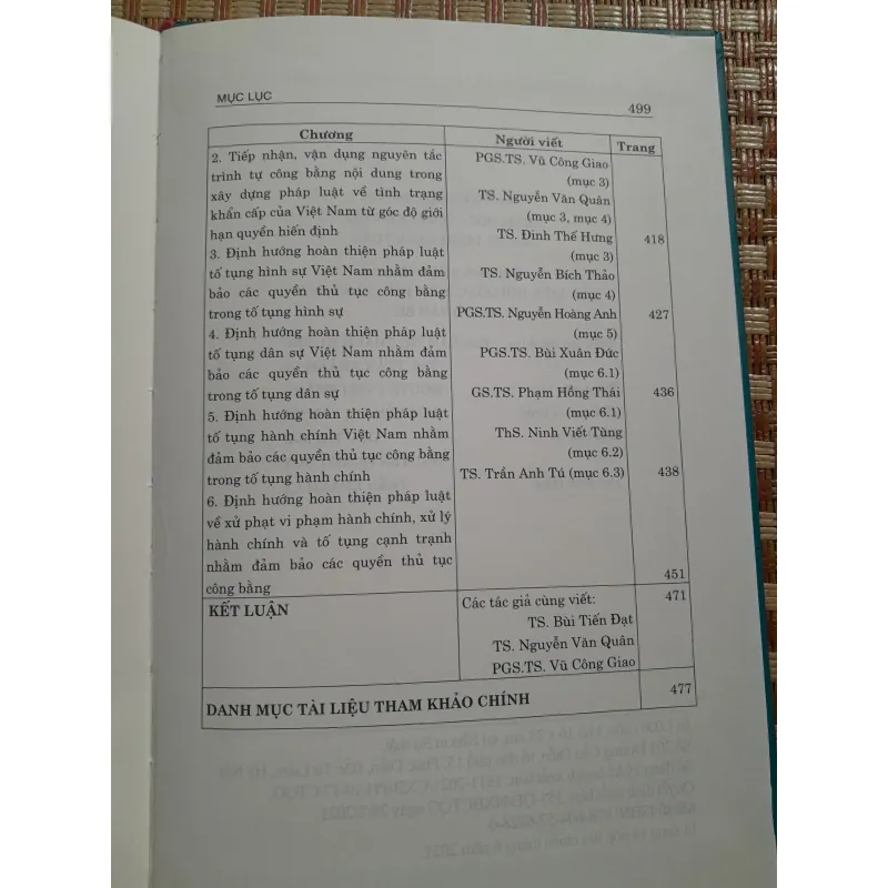 NGUYÊN TẮC TRÌNH TỰ PHÁP LUẬT CÔNG BẰNG HỢP LÝ... 761504