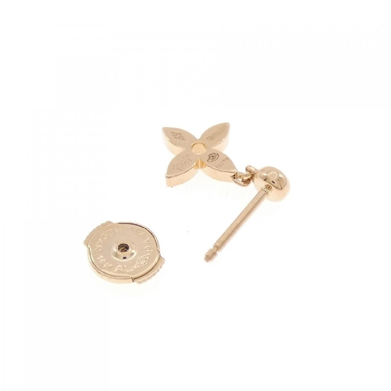 Bông tai Louis Vuitton Pous Monogram Idylle một bên - Hàng hiệu Authentic 843399