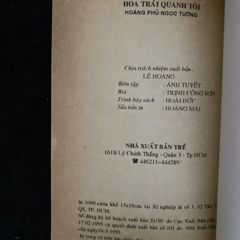 Hoa trái quanh tôi- Hoàng Phủ Ngọc Tường  1025324
