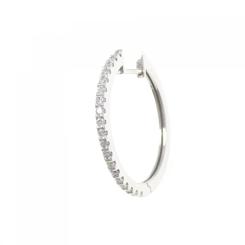 K18WG Bông tai kim cương 0.20CT một bên - Hàng hiệu Authentic 864952