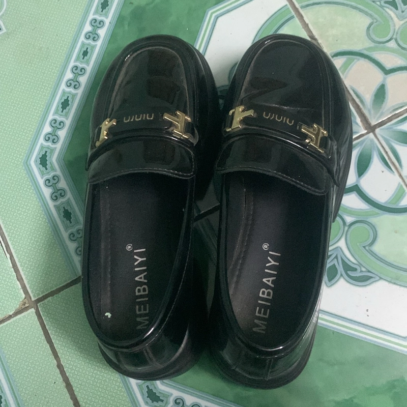 Giày Loafer nữ Meibaiyi đế cao 370542