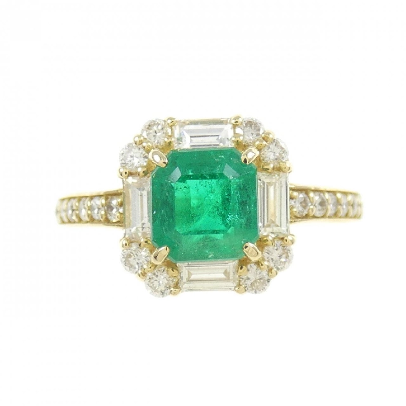【Sản phẩm mới】Nhẫn Emerald K18YG 1.00CT 672111