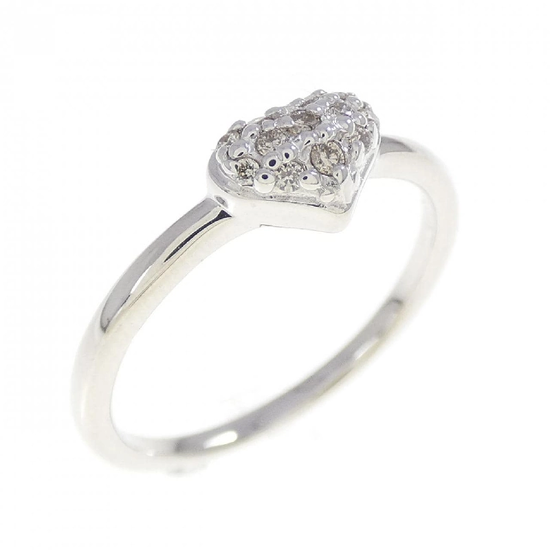 Nhẫn kim cương hình trái tim K18WG 0.07CT - Hàng hiệu chính hãng 853853