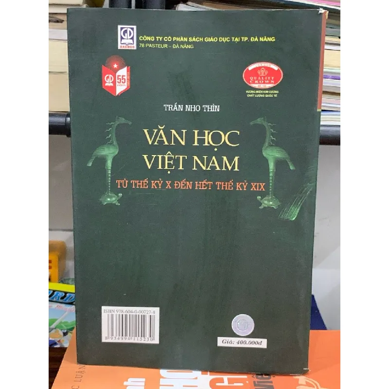 Văn học Việt Nam Từ thế kỷ X đến hết thế kỷ XIX – Trần Nho Thìn 592565