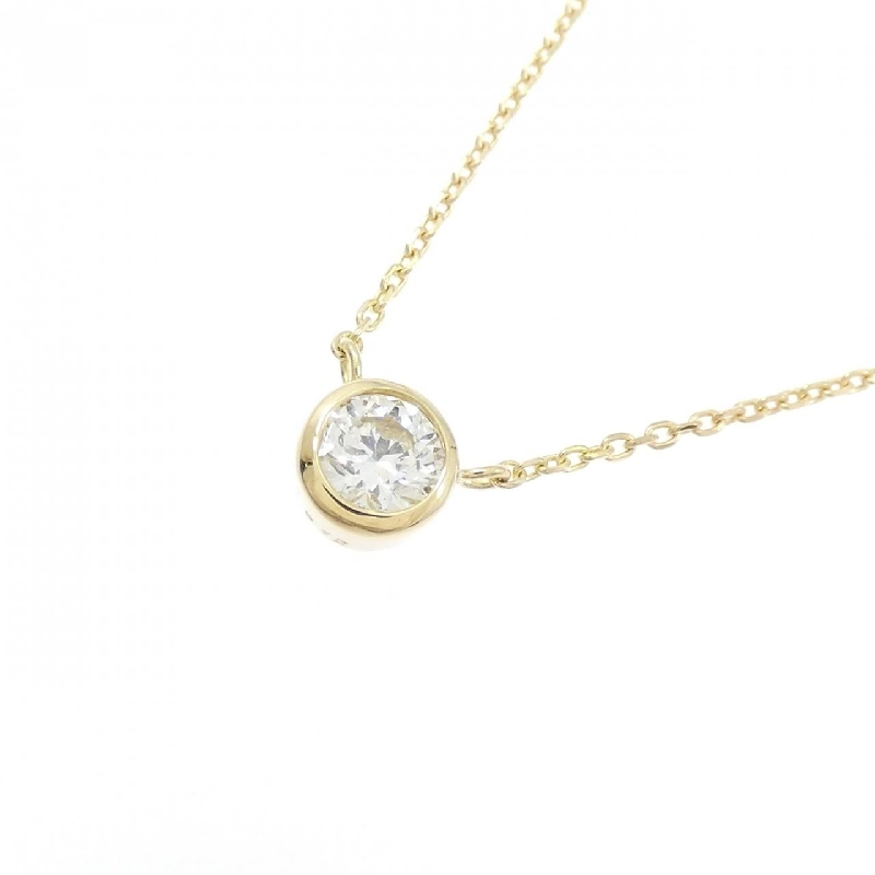 Dây chuyền kim cương K18YG 0.212CT G SI2 Tốt - Hàng hiệu Chính hãng 873316