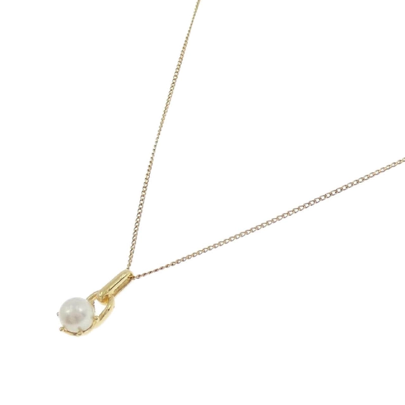 K18YG Ngọc trai Akoya Dây chuyền 5.2mm - Hàng hiệu Chính hãng 855891