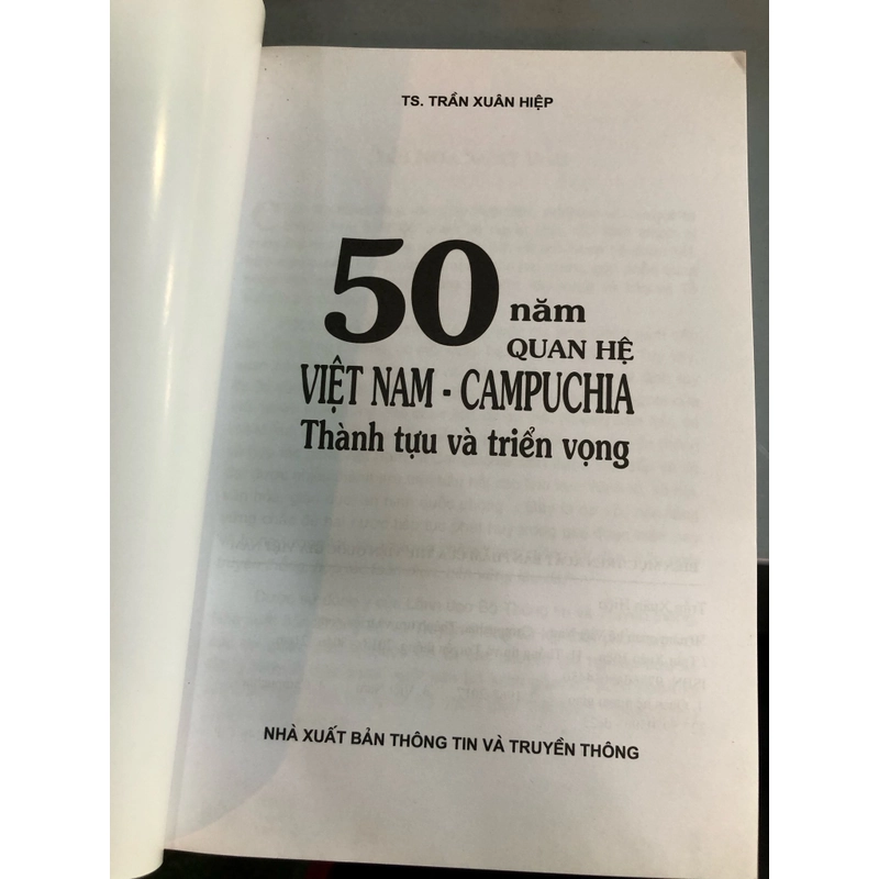 50 NĂM QUAN HỆ VIỆT NAM - CAMPUCHIA THÀNH TỰU VÀ TRIỂN VỌNG  455104