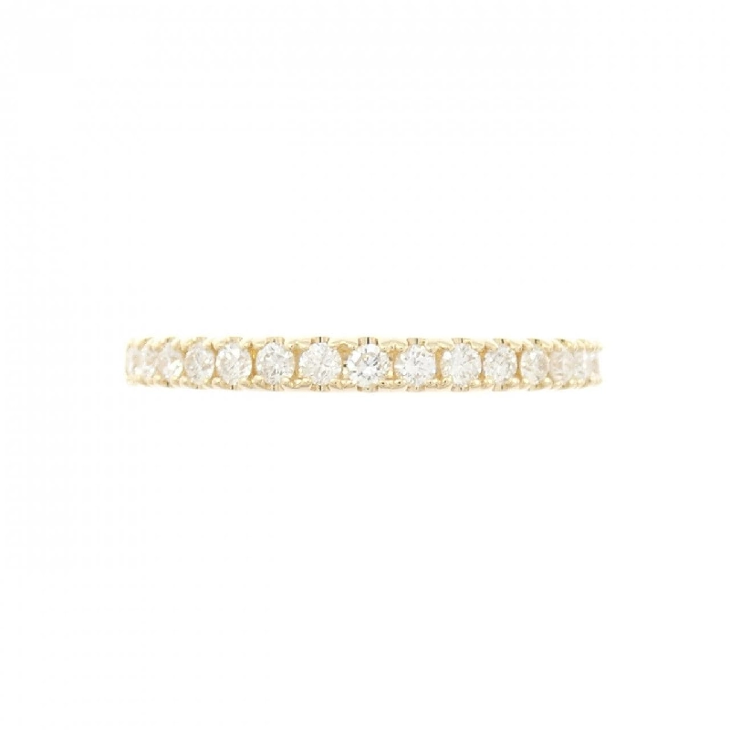 Nhẫn kim cương K18YG Half Eternity 0.32CT - Hàng hiệu Chính hãng 852301