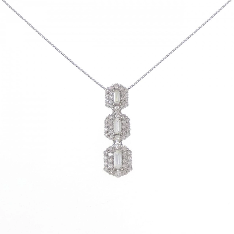 Dây chuyền kim cương PT900/PT850 0.70CT - Hàng hiệu Authentic 858270