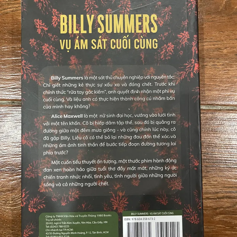 Billy Summers - Vụ Ám Sát Cuối Cùng - Stephen King (7) 600598