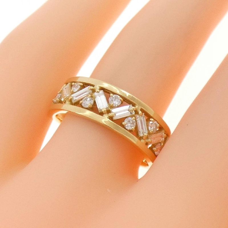 【Sản phẩm mới】Nhẫn kim cương K18YG 0.50CT 668445