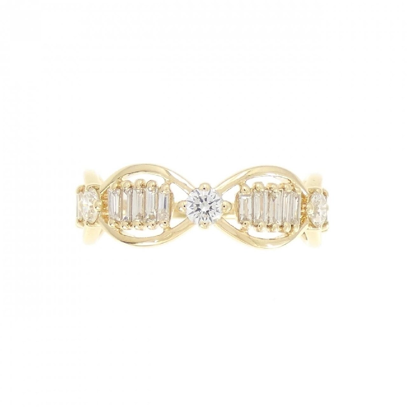 【Sản phẩm mới】Nhẫn kim cương K18YG 0.41CT 669654