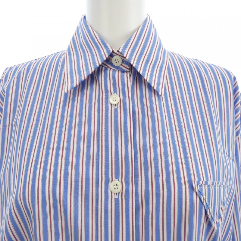 Áo sơ mi sọc Prada P488HG SOOO 16PF 633719