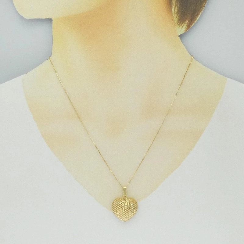 Dây chuyền hình trái tim 750YG/K18YG - Hàng hiệu Authentic 865459