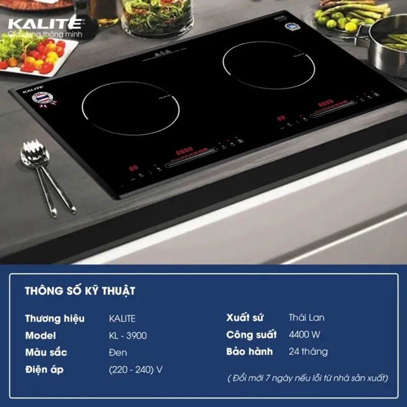 ⚡ Bếp Từ Đôi Kalite KL-3900 – Chuẩn Sang Trọng, Chuẩn Hiện Đại, Chuẩn Tiết Kiệm! 593718